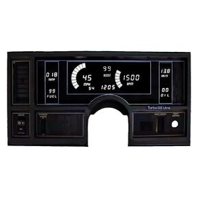 Digital Dash Panel for 1984-1987 Buick Regal - Custom Fit Replacement Instrument Cluster with Multi-Function Monitoring, Adjustable Calibration & Advanced Warning Indicators (White) in Kuwait