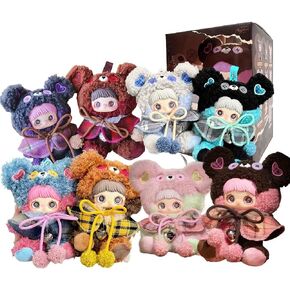Maymei Tiny Bear Cookie Series Mini Blind Box 1PC(1 of 9 Possible Styles) Cute Keychain Figures Collectible Toys Birthday Gifts (1Pcs Blind Box) in Saudi Arabia