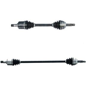Replacement Pair Set 2 Front CV Axle Shafts For Lancer FWD 2002-2007 Mechanics Choice for Mitsubishi in Kuwait