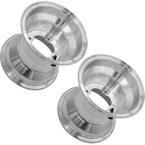 Caltric 2XK-25390-03-YY 2XK-25390-00-HM 2XK-25390-01-HM Rear Left & Right Wheel Rim Compatible with Yamaha Warrior 350 YFM350 1989-1990 1997-2004 / Banshee 350 YFZ350 SE 1998-2006 in Kuwait