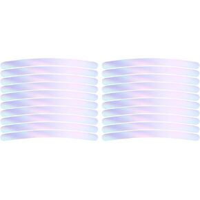 20PCS Car Wheel Stripe Reflective Stickers, Anti-Scratch Auto Night Safety Warning Tape Sticker Decorative Decal, Universal Vehicle Tire Rims Sticker Exterior Accessories (Pink) in Saudi Arabia