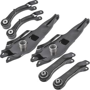 Set of 6 Suspension Control Arm Kit Compatible with 2014-2022 Jeep Cherokee, 2015-2017 Chrysler 200 OE# CMS251174 CMS251175 5090120AA 5090041AB – Rear Upper & Lower Lateral Control Arms in Saudi Arabia