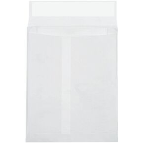Tyvek Aviditi TYE09122WE Olefin مظروف قابل للتوسيع، 12 بوصة طول × 9 بوصة عرض × 2 بوصة ارتفاع، أبيض (علبة بها 100) in Kuwait