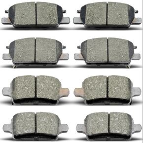 Front Rear Ceramic Brake Pads 8 Pieces Set fit for 2018-2019 Buick Regal,for 2017-2019 Buick LaCrosse,for 2018-2019 Chevrolet Equinox,for 2016-2019 Chevrolet Malibu,for 2018-2019 GMC Terrain in Saudi Arabia