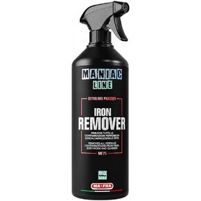 MANIAC LINE MAFRA Iron Remover | Rapid Metal Particle Dissolution for Safer Decontamination | Visual Reaction Guides Rinse | Bodywork Rims and Exterior Glass Pre Wash Step | 1 Liter in Saudi Arabia