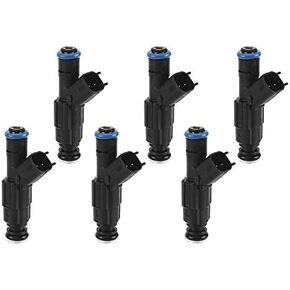 0280155784 4 Holes 6pcs Fuel Injectors Compatible with Jee-p Cherokee Grand Cherokee Wrangler 4.0L Dodg-e Ram 1500 2500 3500 5.2L 1999-2004 in Kuwait