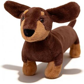Stuffed Dog Plush Dachshund Stuffed Animal, 23.6 Inch Giant Weiner Dog Plushies, Soft & Huggable Large Animal Plush Toy for Christmas, Birthday in Kuwait