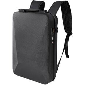 SWESEN Hard Shell Laptop Backpack for Men, Waterproof Laptop bag fit 17.3 Inch Commute Backpack, Tsa Business Commute Backpack,stylish Anti-theft Travel Backpacks USB Charging Port, Black in Kuwait