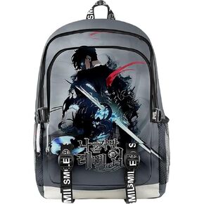 ISaikoy Anime Solo Leveling Backpack Daypack Laptop Bag 3D Printing School Bag Bookbag 4 in Saudi Arabia