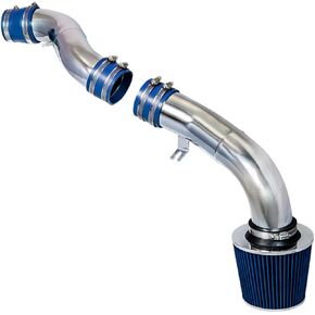 Rtunes Racing Cold Air Intake Airflow Induction Kit + Filter Combo BLUE Compatible For 03-07 Tiburon V6 2.7L in Kuwait