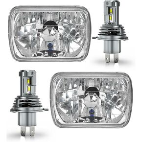 5x7 7x6 Led Headlights for Off-road Compatible for 1995 1996 1997 Chevrolet S10 Headlight High Low Beam, DOT Approved in Saudi Arabia