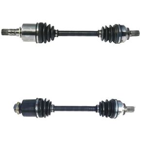 Replacement fits Mazda 3 FWD 04-05 2.0L 2.3L Pair of Front CV Axle Shafts Std.Transm in Kuwait