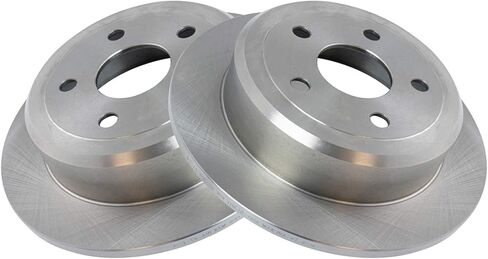 TRQ Rear Brake Pad & Rotor Kit, with Chemical Kit Ceramic Compatible with 2007-2017 Jeep Wrangler 2018 Wrangler JK in Kuwait