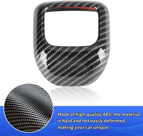 Car Center Console Gear Shift Knob Trim Cover for Nissan Pathfinder 2022 2023 2024 2025 2026 Auto Interior Decor Accessories Central Control Shifters Stick Protection Panel Carbon Fiber Style in Kuwait