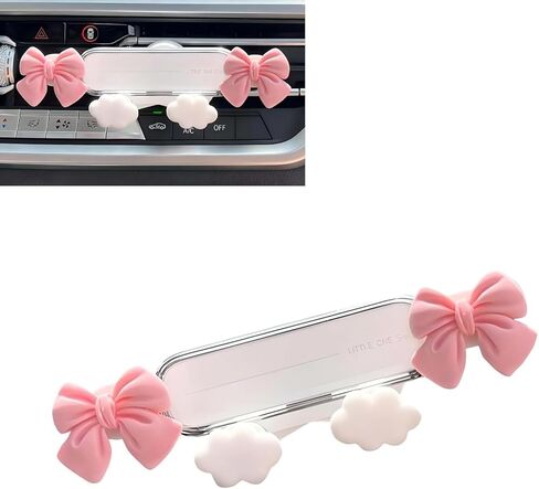 Car Phone Holder Mount, Flower Air Vent Phone Holder, Universal Kawaii Car Accessories for Women Girls (White #C) in Saudi Arabia