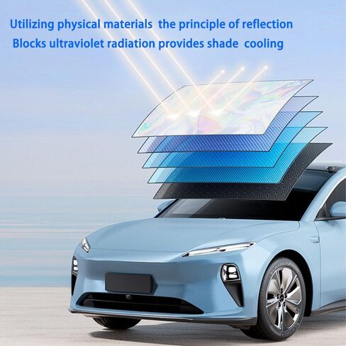 Foldable Car Windshield Sun Shade for Toyota Tundra 1st Generation 2000 2001 2002 2003 2004 2005 2006 Window Interior Blocks Front Reflective Keep Cool in Saudi Arabia