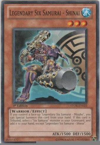 Yu-Gi-Oh! - Legendary Six Samurai - Shinai (STOR-EN023) - Storm of Ragnarok - 1st Edition - Common in Kuwait
