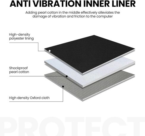 Protective Laptop Shoulder Bag Compatible with MacBook 14 Inch Notebook in Saudi Arabia