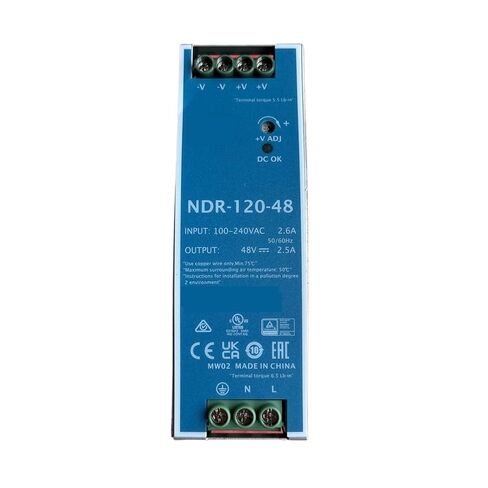 1 قطعة NDR-120 NDR-120-12 NDR-120-24 NDR-120-48 NDR 120 120 واط مصدر الطاقة (NDR-120-12) in Kuwait