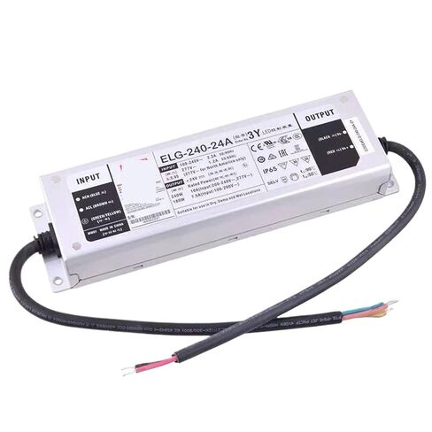 1pcs ELG-240-24A-3Y 24V10A Constant Voltage LED Lighting Driver PFC Function AC-DC Indoor Outdoor IP65 Power Supply in Saudi Arabia
