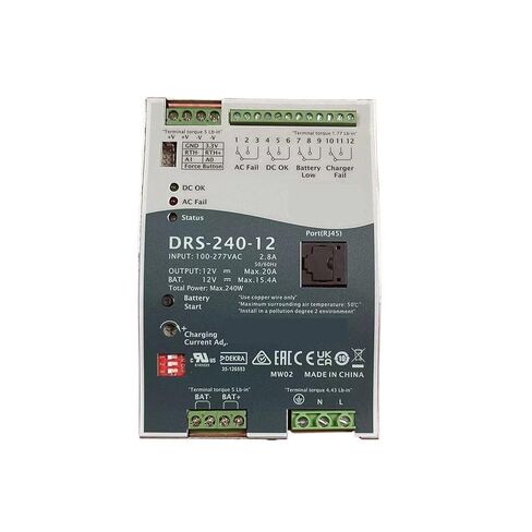 1 قطعة DRS-240 DRS-240-12 DRS-240-24 DRS-240-36 DRS-240-48 DRS 240 240 واط مصدر الطاقة (DRS-240-24) in Kuwait