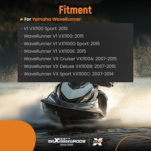 محرك تشغيل maxpeedingrods 6D3-81800-00-00 لـ Yamaha WaveRunner VX Deluxe VX1100B / VX Cruiser VX1100A 2007-2015، VX Sport VX1100C 2007-2014، WaveRunner V1 VX1100E / V1 Sport VX1100D 2015 in Kuwait