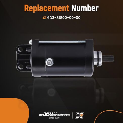 محرك تشغيل maxpeedingrods 6D3-81800-00-00 لـ Yamaha WaveRunner VX Deluxe VX1100B / VX Cruiser VX1100A 2007-2015، VX Sport VX1100C 2007-2014، WaveRunner V1 VX1100E / V1 Sport VX1100D 2015 in Kuwait