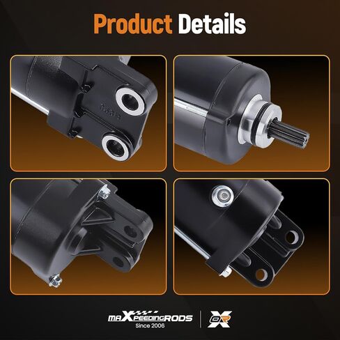 محرك تشغيل maxpeedingrods 6D3-81800-00-00 لـ Yamaha WaveRunner VX Deluxe VX1100B / VX Cruiser VX1100A 2007-2015، VX Sport VX1100C 2007-2014، WaveRunner V1 VX1100E / V1 Sport VX1100D 2015 in Kuwait