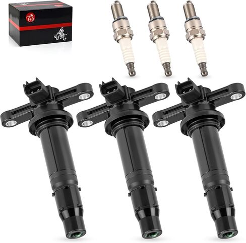 3x Ignition Stick Coils & Spark Plug For Yamaha 2016-2024 YXZ1000R SS SE 2HC-82310-00-00 in Saudi Arabia