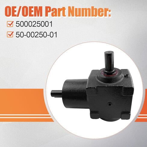 50-00250-01 Right Angle Gear Box Assembly Compatible with Carrier X4 7500 Ultima XTC X2 1800 2100 2100A 2100R 2500A 2500R 500025001 in Saudi Arabia