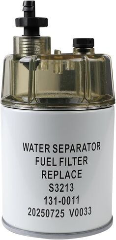 Marine Fuel Filter Water Separator, Water-Separating Spin-On Gasoline Filter for Outboard, Inboard & Sterndrive Engines, Replaces Racor S3213, 35-60494-1, 18-7932-1, 18-17928, 35-809097 in Saudi Arabia