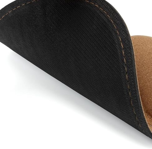 Muka Mouse Pads with Gel Wrist Rest Cork, Personalized Mouse Mat for Office, 7.3 x 8.7 x 0.98 inches-Cork in Saudi Arabia