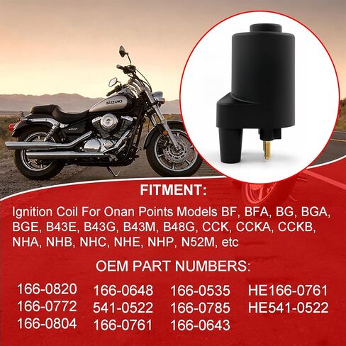 ملف الإشعال 166-0772 ومقوم الجهد 191-2227 لنماذج نقاط Onan BF BFA BG BGA لسلسلة Onan P 16HP-20HP استبدال 166-0761 166-0820 166-0648 in Kuwait