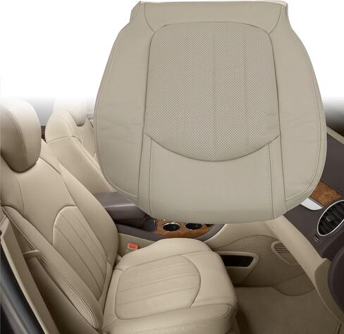 غطاء مقعد جلدي بديل للسائق والراكب من GXARTS باللون البني #313 أو 392 مناسب لـ Buick Enclave 2008 2009 2010 2011 2012 مناسب لـ GMC Acadia 2008-2012 in Saudi Arabia