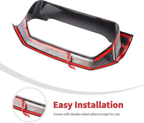 Linskip Dashboard Display Frame Cover Compatible with Ford Expedition 2022 2023 2024, Driver Display Frame Trim for Expedition Interior Accessories Carbon Fiber Black in Kuwait