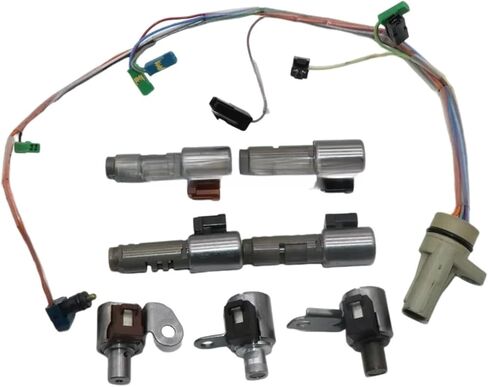 1Set Transmission Solenoids Valve W/Wire Harness Kit Compatible For Toyota Alphard Camry RAV4 U150 U151 U151E U250E Car Engine Parts in Saudi Arabia