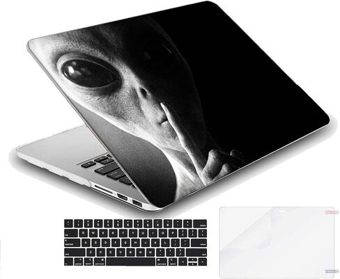 Compatible with MacBook Pro 14 inch, Hard Shell Case with Keyboard Cover and Screen Protector (A2442 A2779 A2918 A2992 A3112 A3185 A3401 A3434 A3426 A3427, 2021-2026) - Aliens MC28047 in Kuwait
