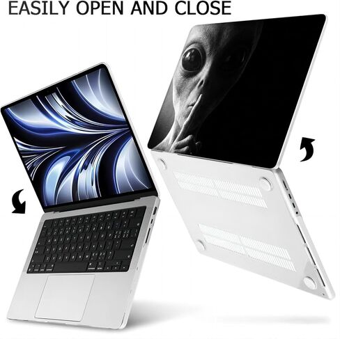 Compatible with MacBook Pro 14 inch, Hard Shell Case with Keyboard Cover and Screen Protector (A2442 A2779 A2918 A2992 A3112 A3185 A3401 A3434 A3426 A3427, 2021-2026) - Aliens MC28047 in Kuwait