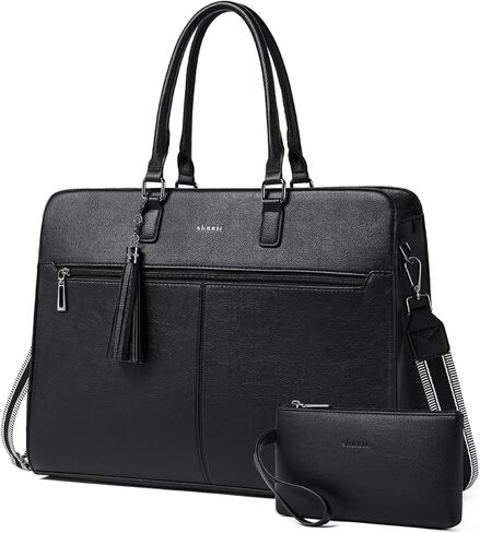 Shrrie Laptop Bag for Women,Water-Resistant Work Bag Laptop Tote Bag,Briefcase with Satchel Purse in Kuwait