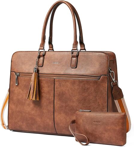 Shrrie Laptop Bag for Women,Water-Resistant Work Bag Laptop Tote Bag,Briefcase with Satchel Purse in Saudi Arabia