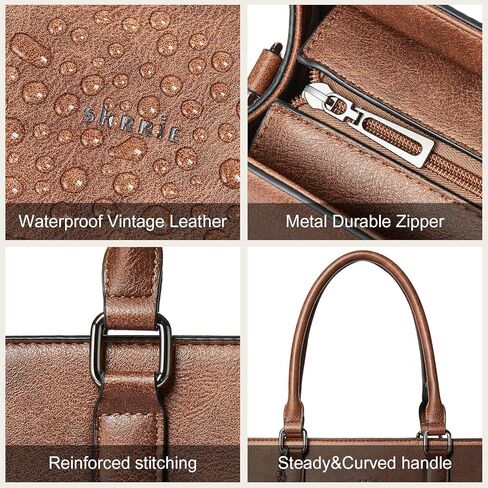 Shrrie Laptop Bag for Women,Water-Resistant Work Bag Laptop Tote Bag,Briefcase with Satchel Purse in Saudi Arabia