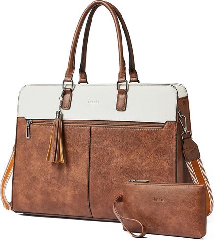 Shrrie Laptop Bag for Women,Water-Resistant Work Bag Laptop Tote Bag,Briefcase with Satchel Purse in Saudi Arabia