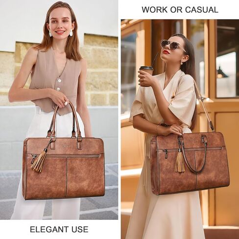 Shrrie Laptop Bag for Women,Water-Resistant Work Bag Laptop Tote Bag,Briefcase with Satchel Purse in Saudi Arabia