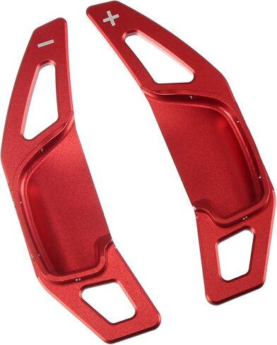 Steering Wheel Shift Paddle Shifter Extension Trim Cover Fit for Toyota Camry Corolla - Pack of 2 Red Replacement in Kuwait