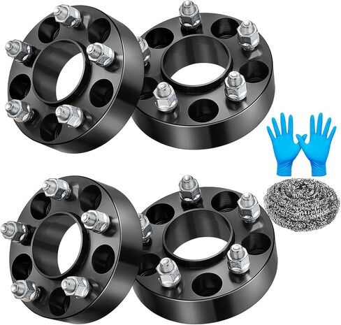 1inch 5x114.3mm Wheel Spacers Compatible with Ford Ranger Explorer Edge Compatible with Mazda B2500,B3000,B4000,Navajo, 70.5mm Bore & 1/2x20 Studs & 5x4.5 HubCentric, 4PCS in Kuwait