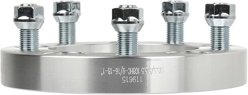 ECCPP 4-Pack 1 inch Wheel Spacers 5x5.5 5x139.7 Wheel Spacer Adapter Kit with M 9/16 108mm Hub Bore for Chrysler Aspen, for Dodge Dakota, for Dodge for Durango, 5 Lug Silver Aluminum in Kuwait