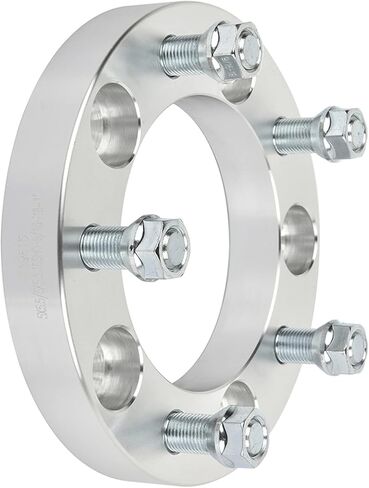 ECCPP 4-Pack 1 inch Wheel Spacers 5x5.5 5x139.7 Wheel Spacer Adapter Kit with M 9/16 108mm Hub Bore for Chrysler Aspen, for Dodge Dakota, for Dodge for Durango, 5 Lug Silver Aluminum in Kuwait