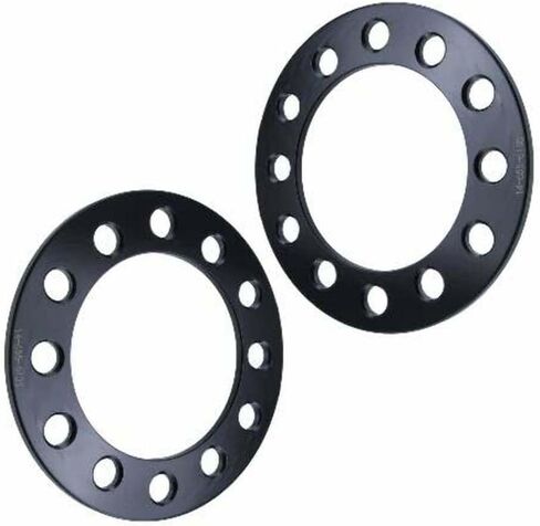 1/2 Inch Wheel Spacer Compatible with Ford F-150 & Expedition, Lincoln Navigator - 6x135 Bolt Pattern, 108mm Hub Bore, 12.7mm Thick, Billet Aluminum, Black - Set of 4 in Kuwait