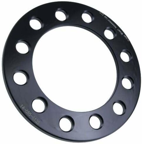 1/2 Inch Wheel Spacer Compatible with Ford F-150 & Expedition, Lincoln Navigator - 6x135 Bolt Pattern, 108mm Hub Bore, 12.7mm Thick, Billet Aluminum, Black - Set of 4 in Kuwait
