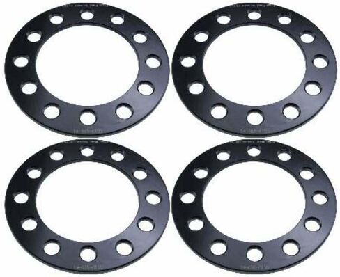 1/2 Inch Wheel Spacer Compatible with Ford F-150 & Expedition, Lincoln Navigator - 6x135 Bolt Pattern, 108mm Hub Bore, 12.7mm Thick, Billet Aluminum, Black - Set of 4 in Kuwait
